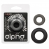 Alpha Liquid Silicone Prolong Rings - Set of 2 for Enhanced Pleasure