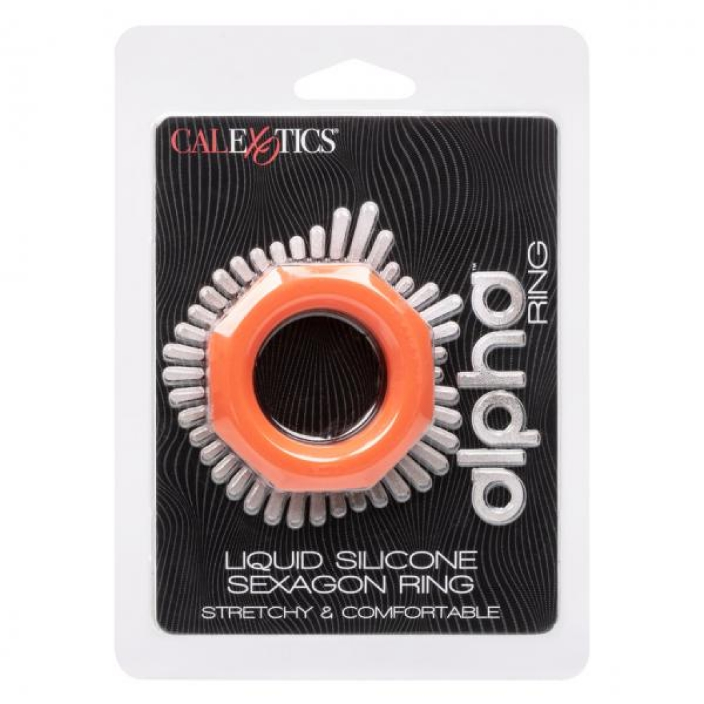 Alpha Liquid Silicone Sexagon Ring - Versatile Pleasure