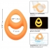 Alpha Liquid Silicone Teardrop Glow In The Dark Ring - Orange