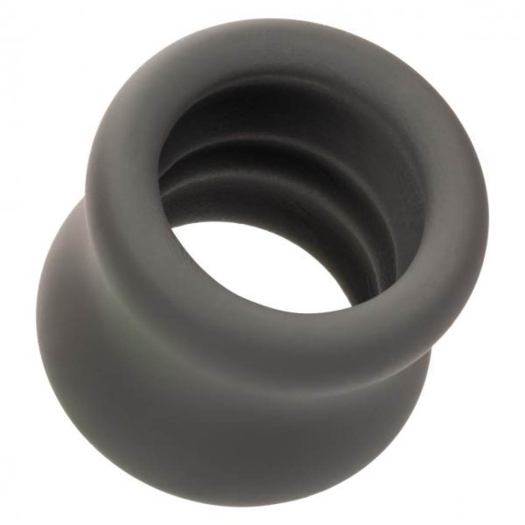 Alpha Liquid Silicone Scrotum Ring - Black