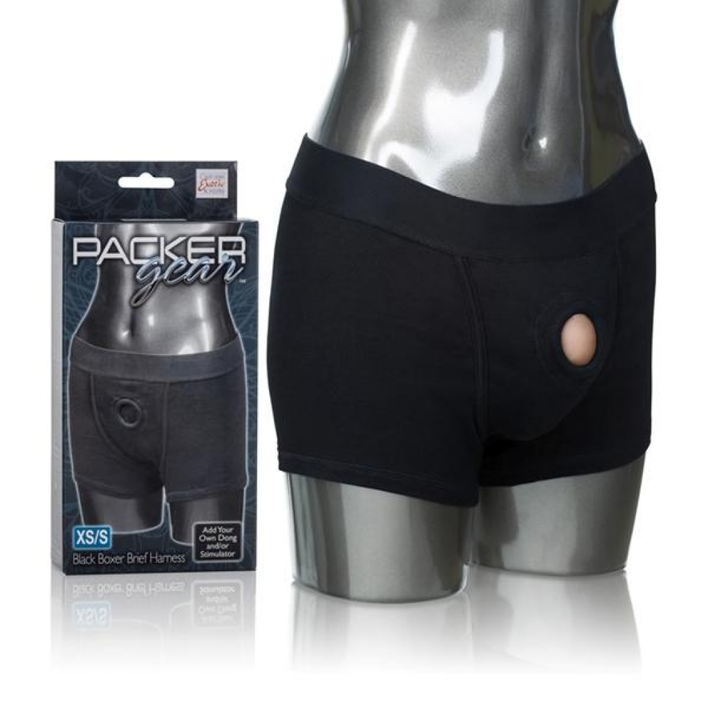 Packer Gear Black Boxer Harness XS/S for Ultimate Discretion