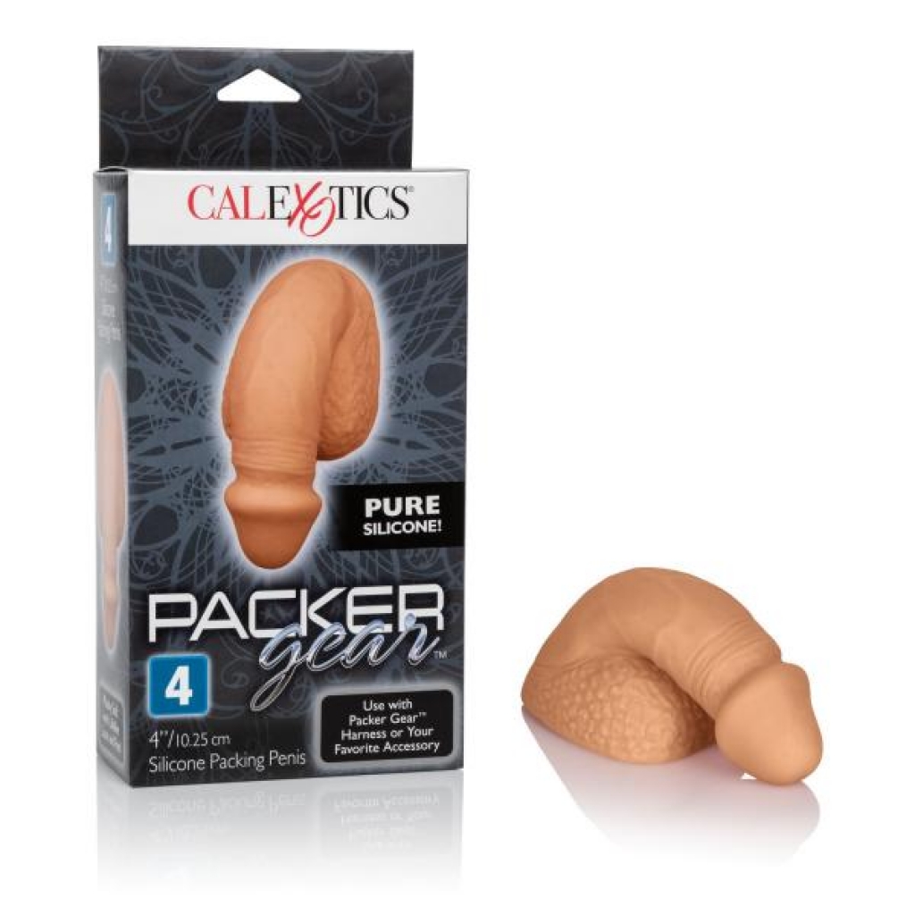 Packer Gear 4-Inch Silicone Packing Penis - Tan