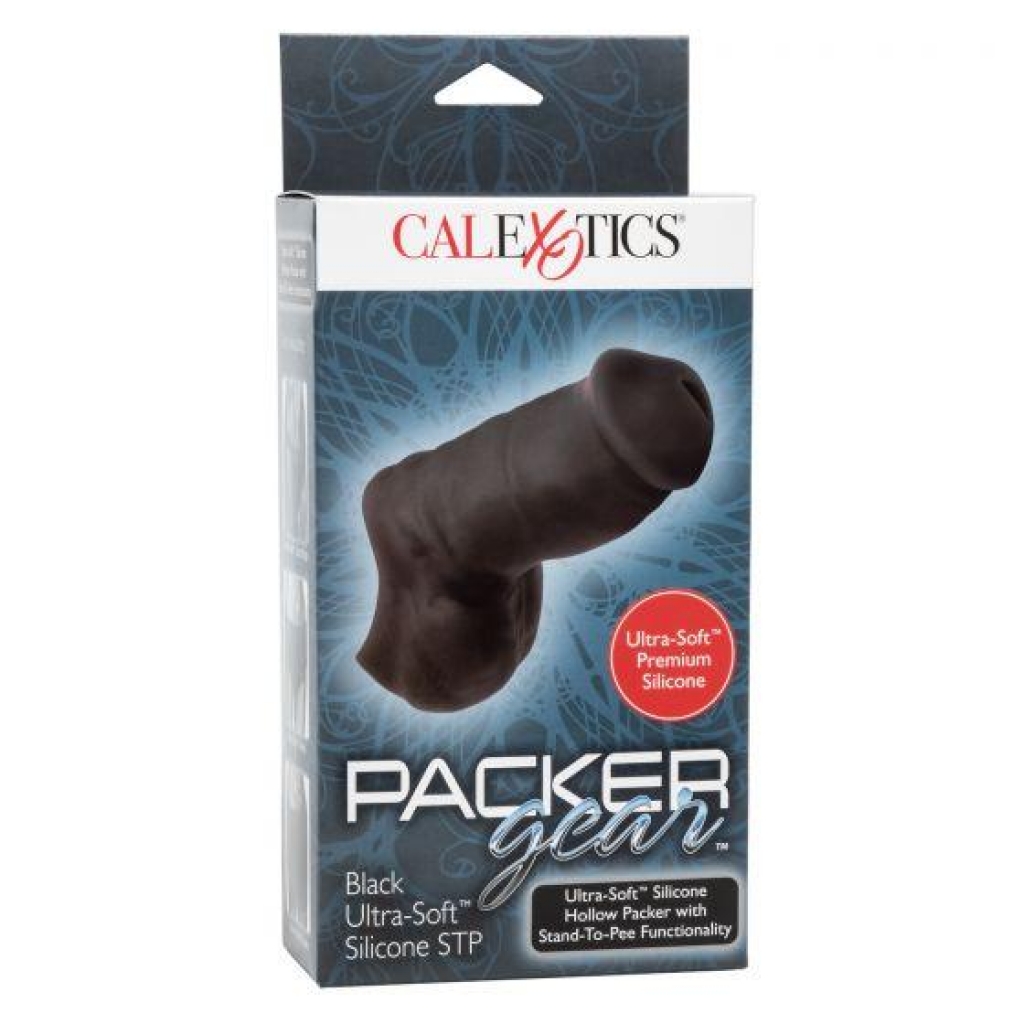 Packer Gear 5-Inch Ultra Soft Silicone Stand-To-Pee Device - Black