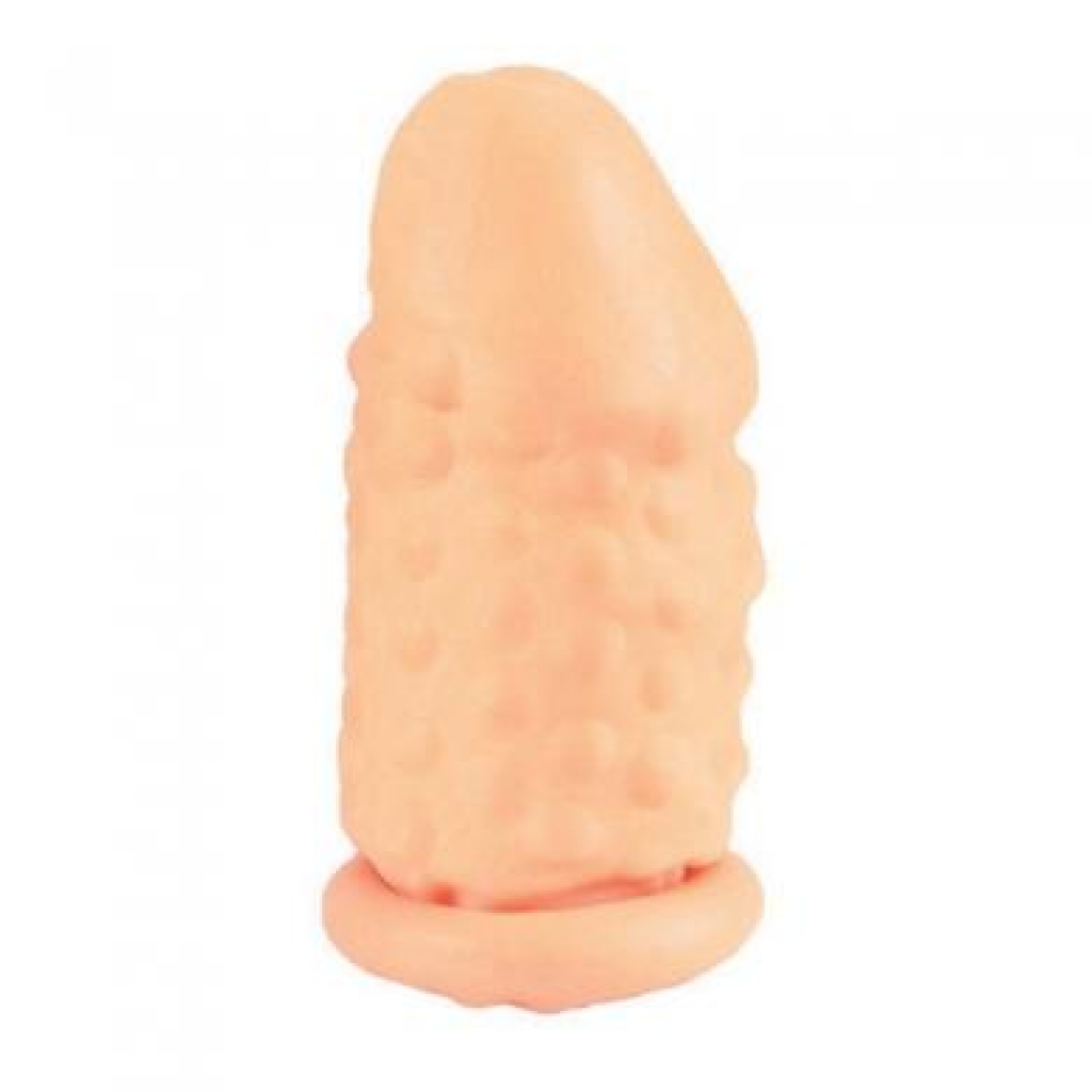 Latex Extension Nubby C*ck Head Beige