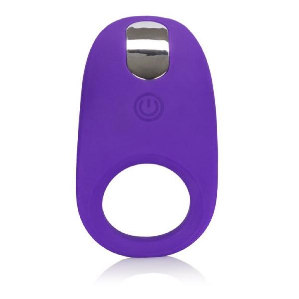 Silicone Rechargeable Passion Enhancer Ring - Purple