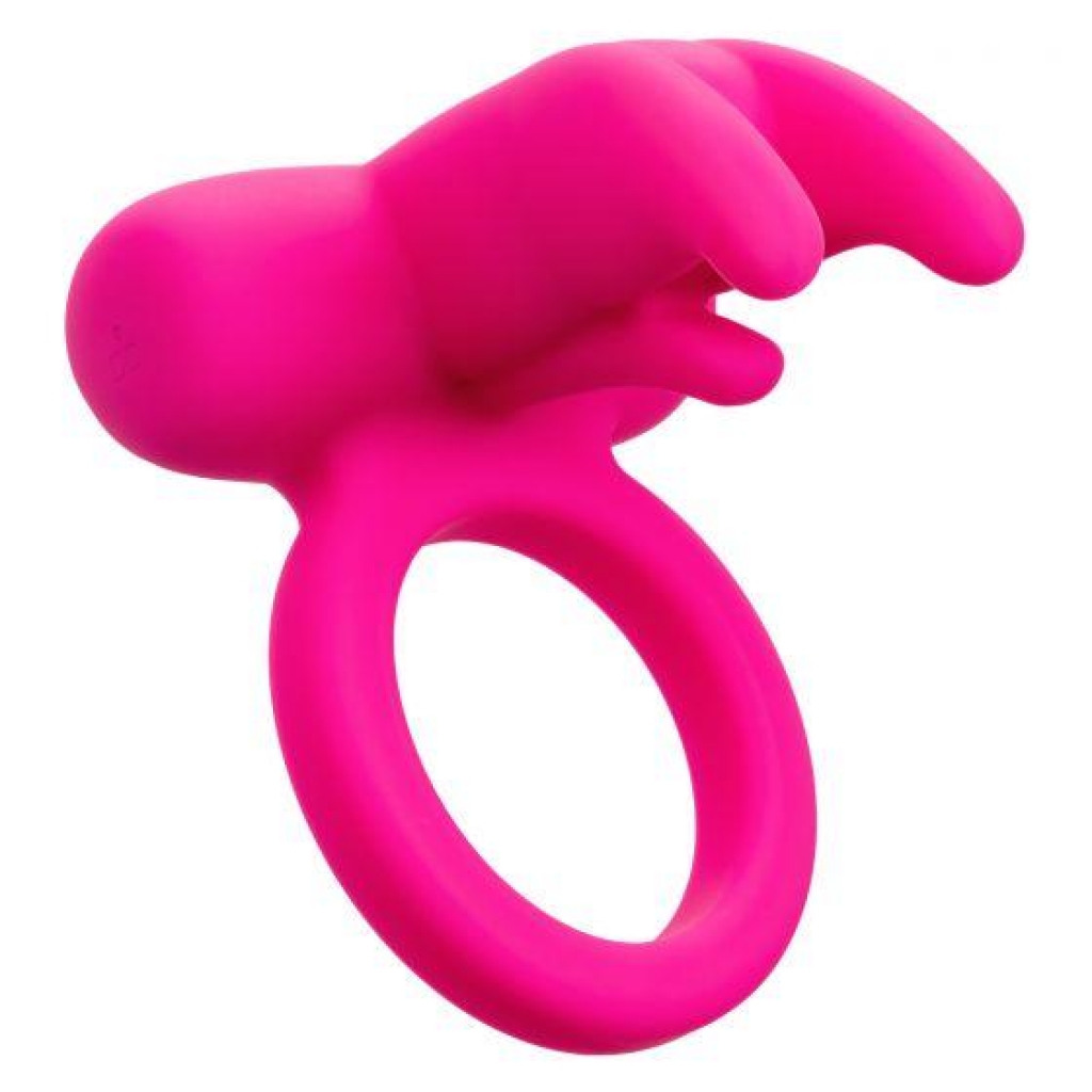 Silicone Rechargeable Triple Clit Flicker - Pink