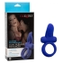 Silicone Rechargeable Dual Pleaser Enhancer - Blue