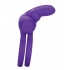 Rockin Rabbit Enhancer Vibrating Cock Ring - Purple