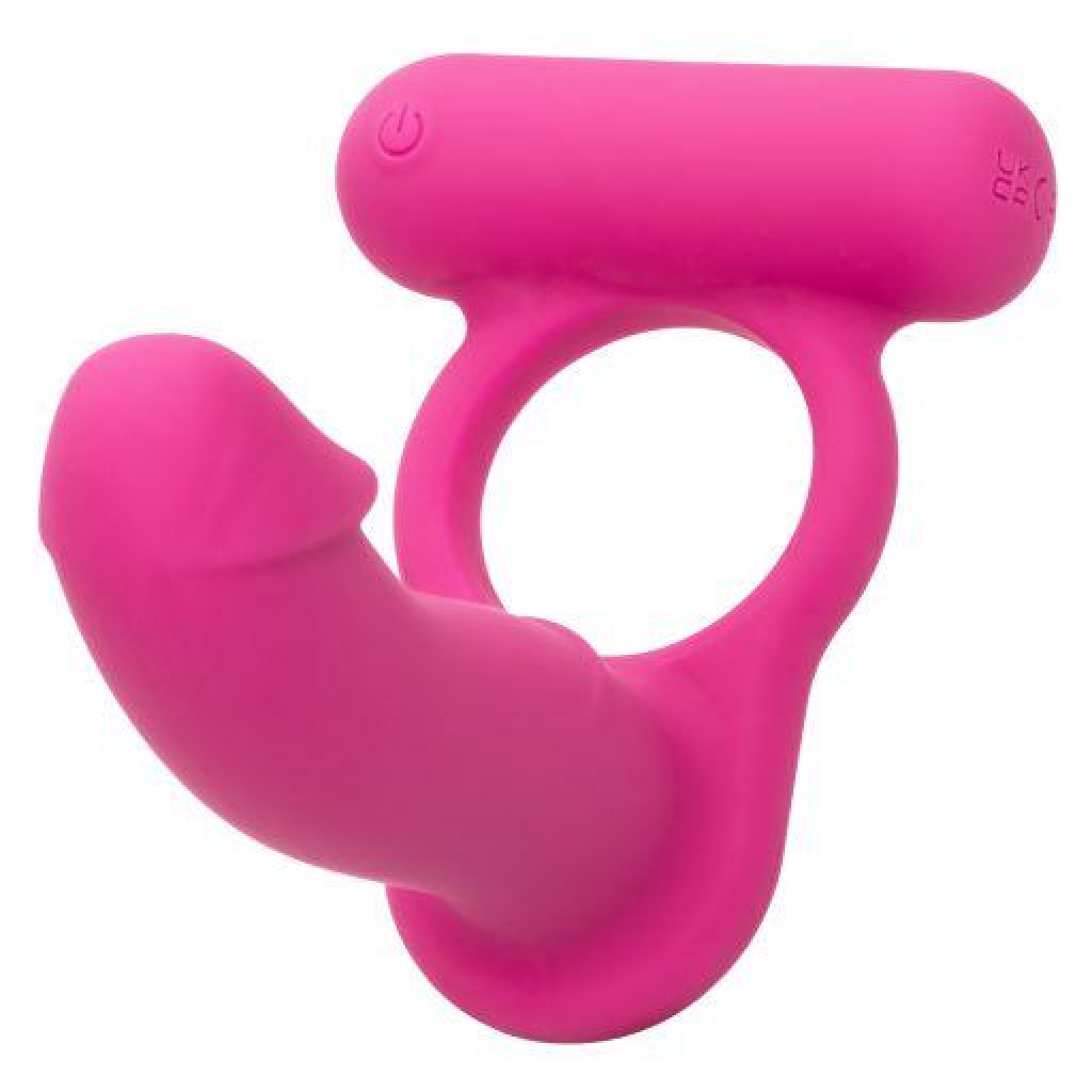 Silicone Rechargeable Double Diver - Vibrating Cock Ring