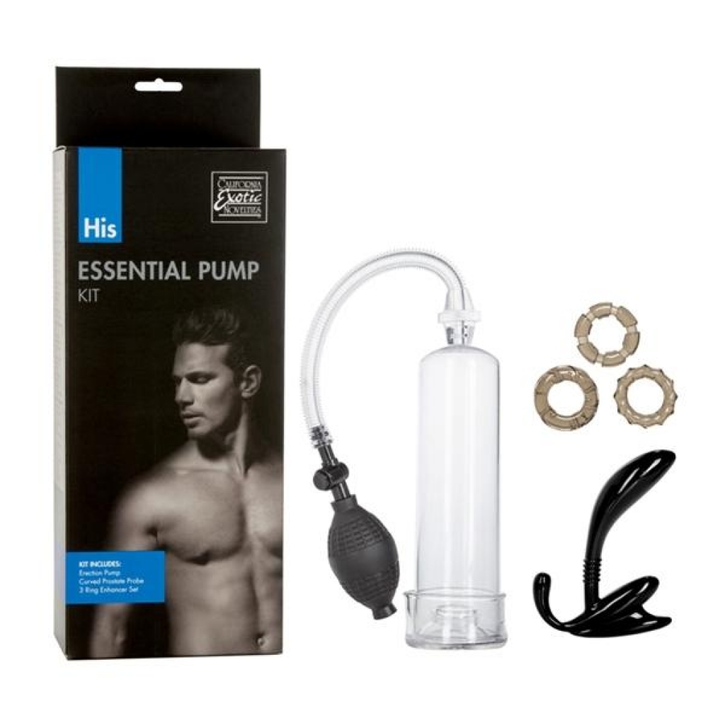 His Essential Pump Kit - Clear