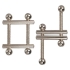 Nipple Grips Crossbar Nipple Vices - Silver