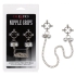 Nipple Grips 4-Point Nipple Press with Bells - Silver