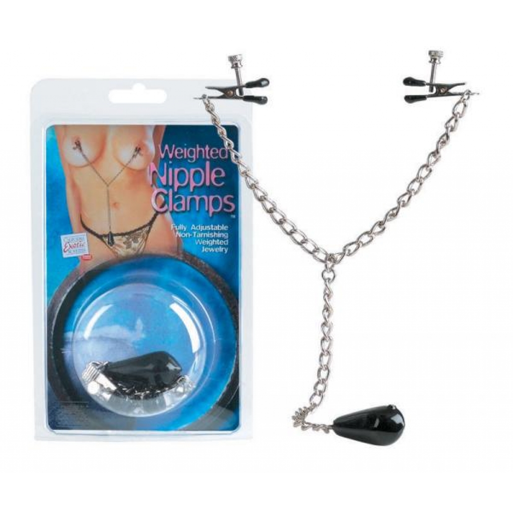 Weighted Nipple Clamps - Silver