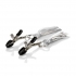 Silver Nipple Clamps with Playful Tassels