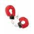 Playful Furry Cuffs - Red - Sensational Restraint Experience