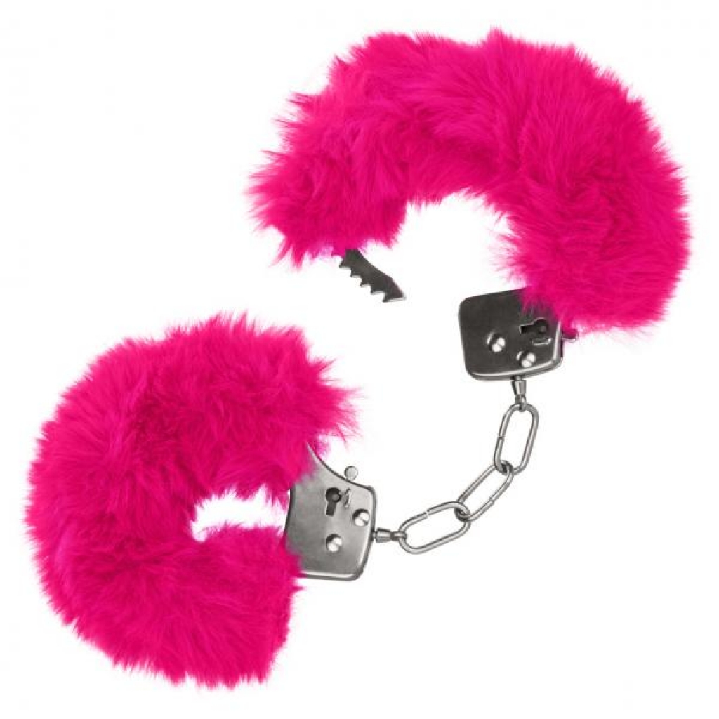 Ultra Fluffy Furry Cuffs - Pink