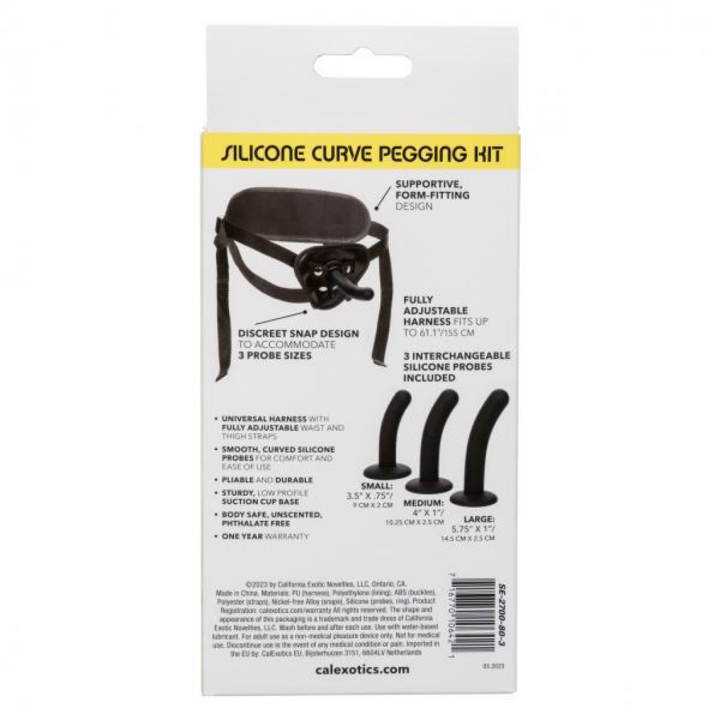 Boundless Silicone Curved Pegging Kit Black