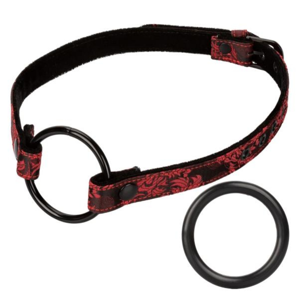 Scandal Wide Open Mouth Gag - Red