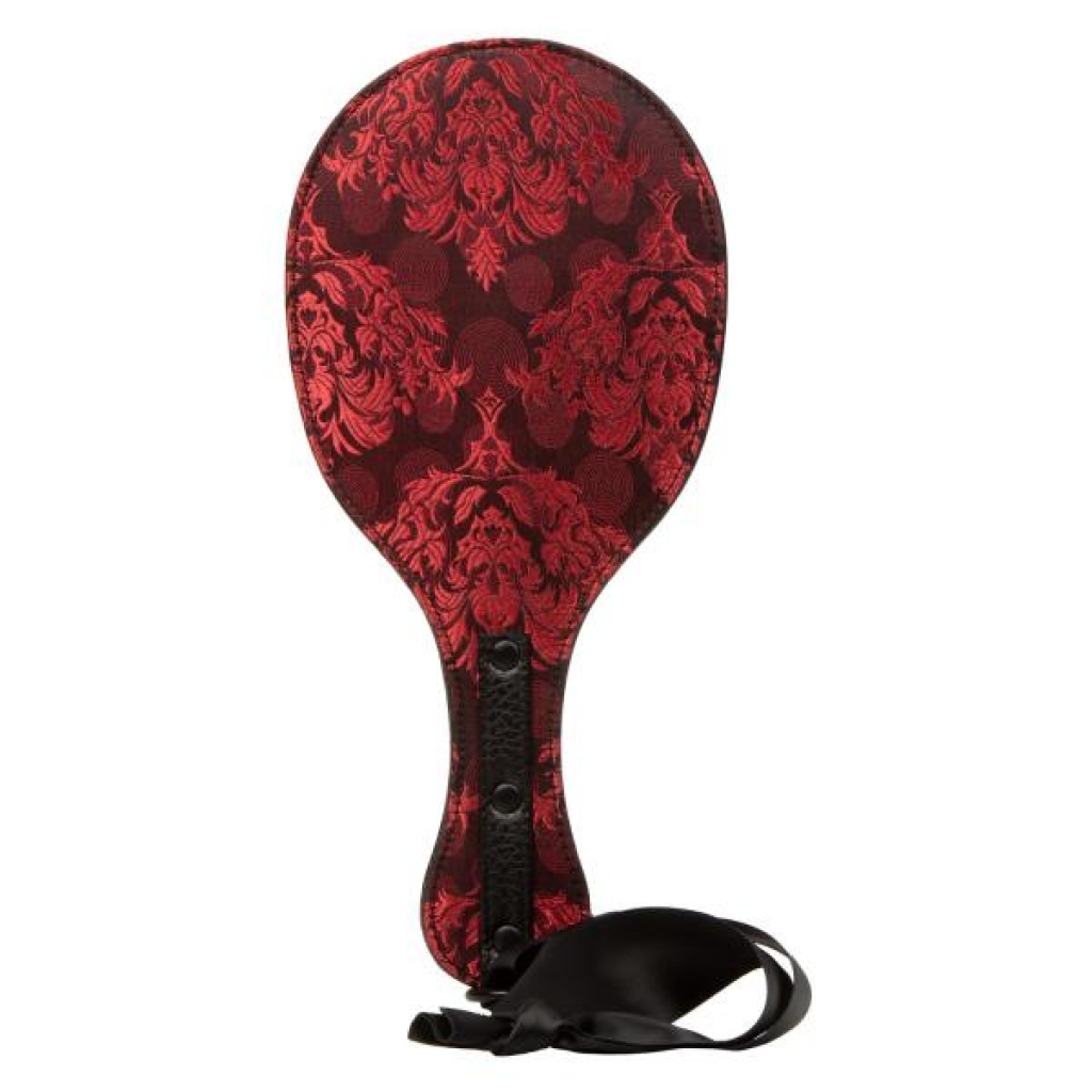 Scandal Round Double Paddle in Black/Red