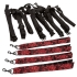 Scandal 8 Points of Pleasure Love Bed Restraints - Black