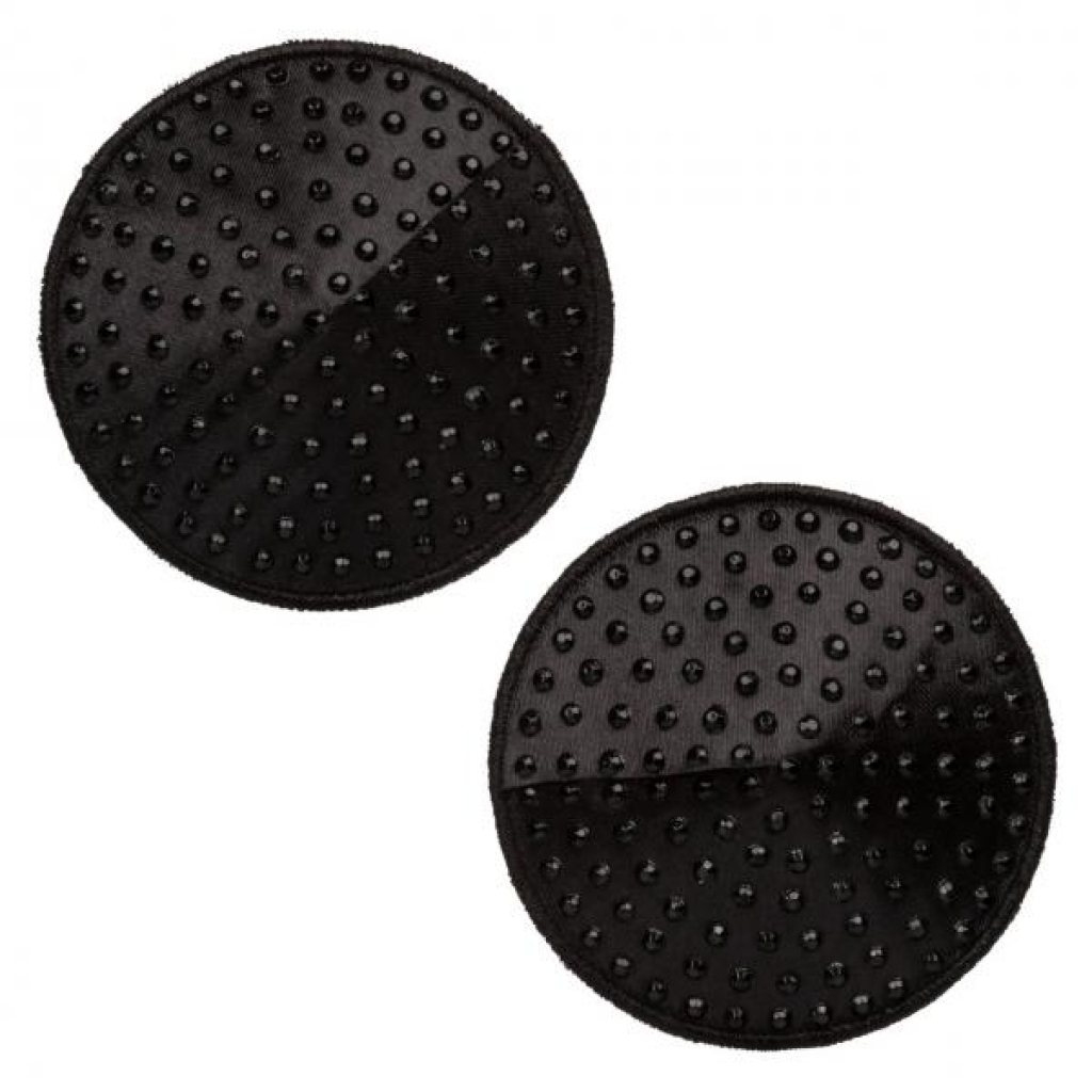 Radiance Round Gem Pasties Black