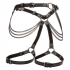 Euphoria Collection: Multi Chain Thigh Harness in Black