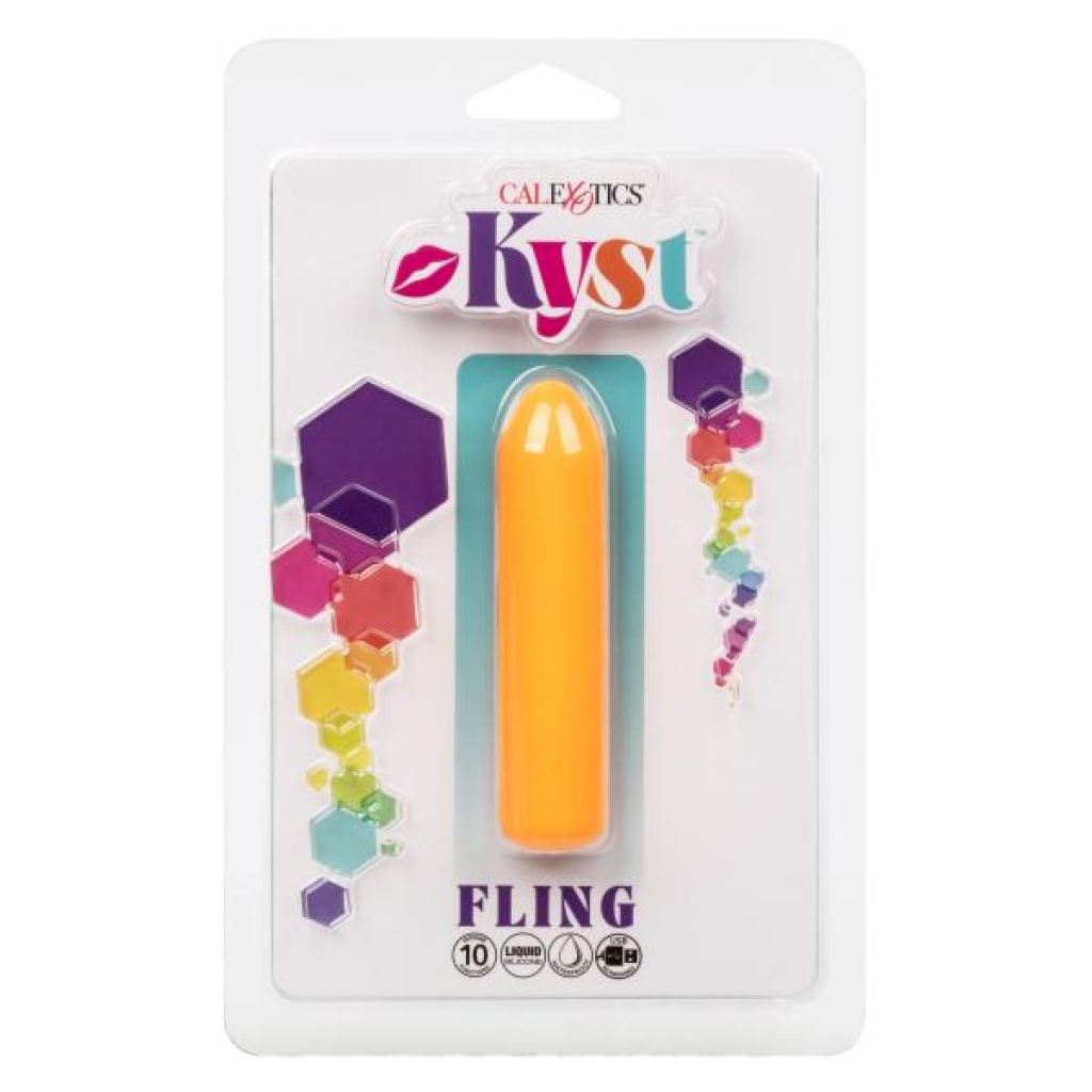 Kyst Fling Mini Massager - Orange