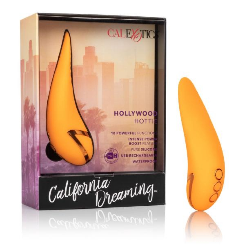 California Dreaming Hollywood Hottie Vibrator - Clear