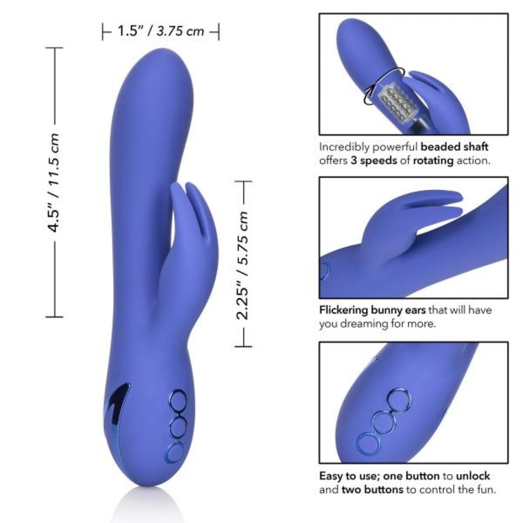 California Dreaming Beverly Hills Bunny Vibrator Purple