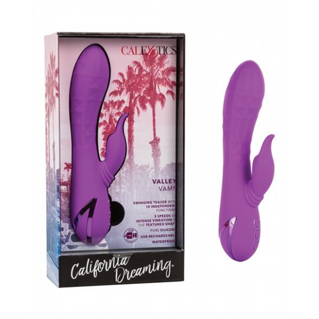 California Dreaming Valley Vamp Purple Rabbit Vibrator