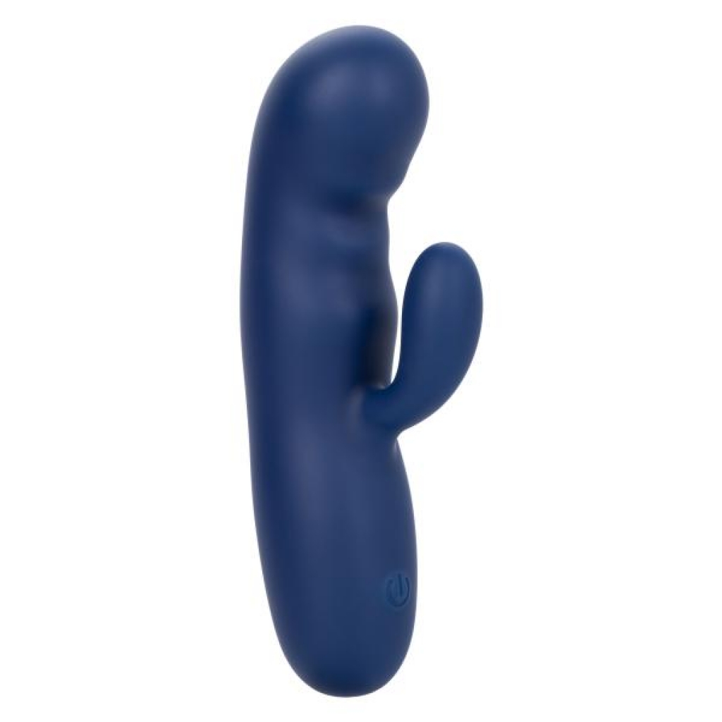 Cashmere Silk Duo Vibrator - Luxurious Blue