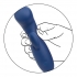 Cashmere Silk Duo Vibrator - Luxurious Blue