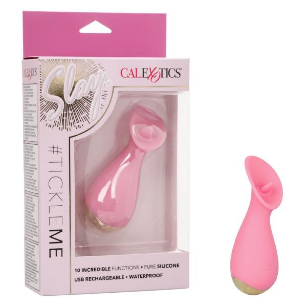 Tickle Me Pink Petite Tongue Vibrator - Perfect for On-the-Go Pleasure