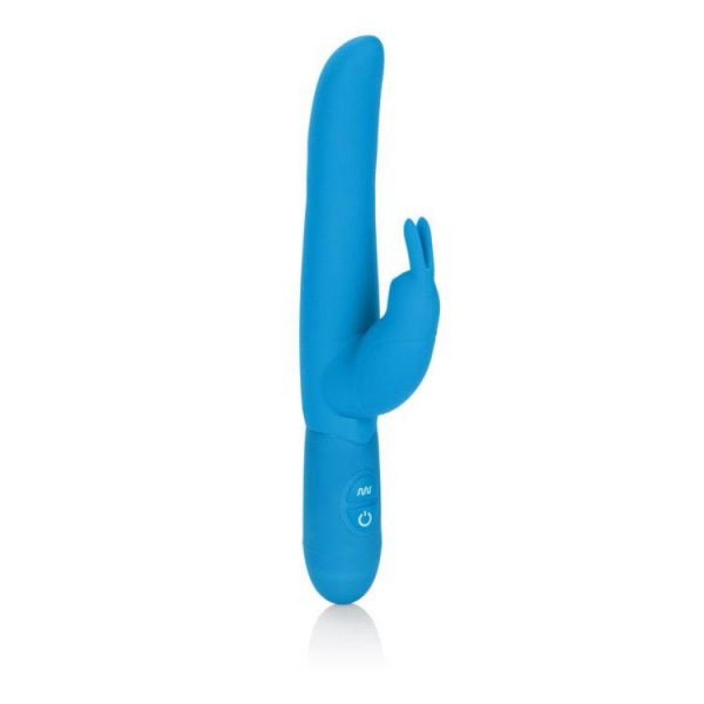 Bounding Bunny Silicone Vibrator - Blue