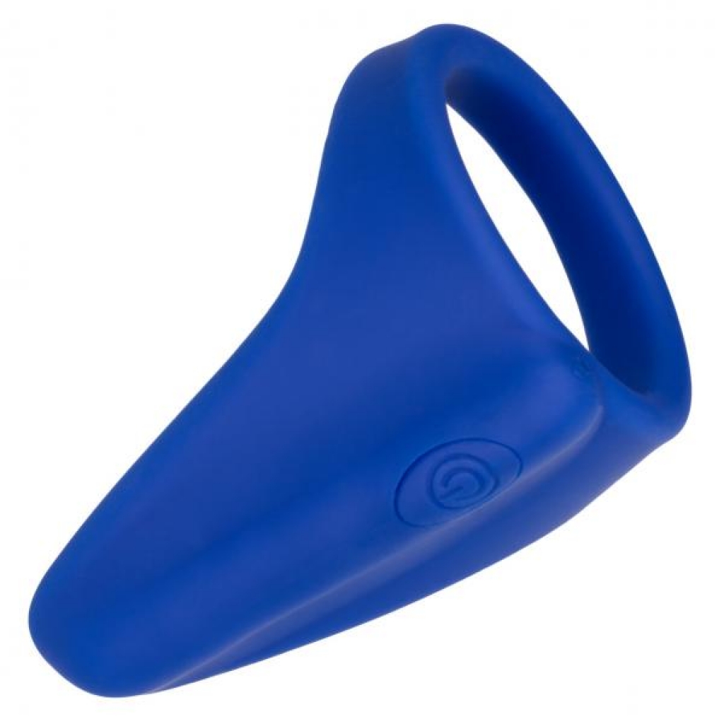 Admiral Vibrating Perineum Ring & Massager - Liquid Silicone Blue