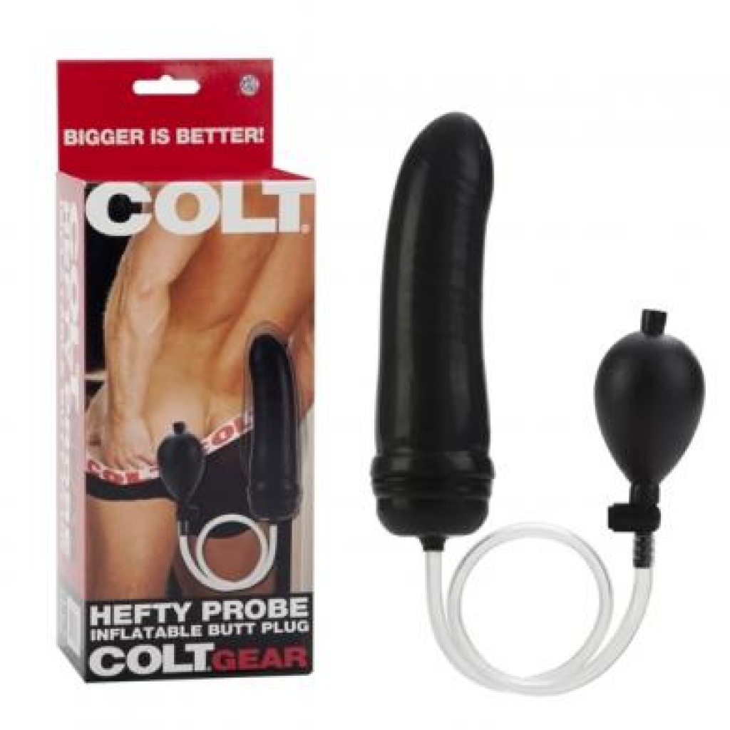 COLT Hefty Probe – Inflatable Butt Plugs in Black