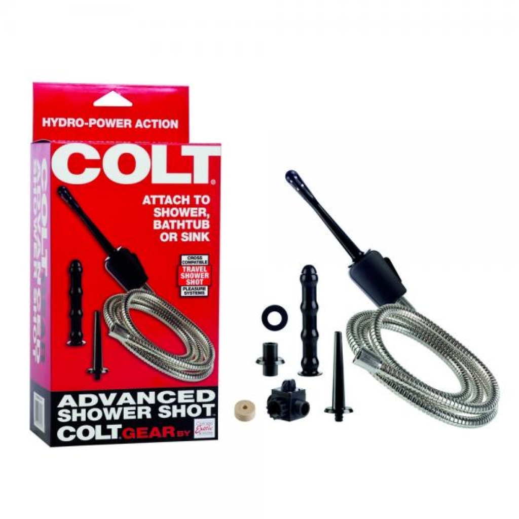 Colt Advanced Shower Shot Enema Kit - Black