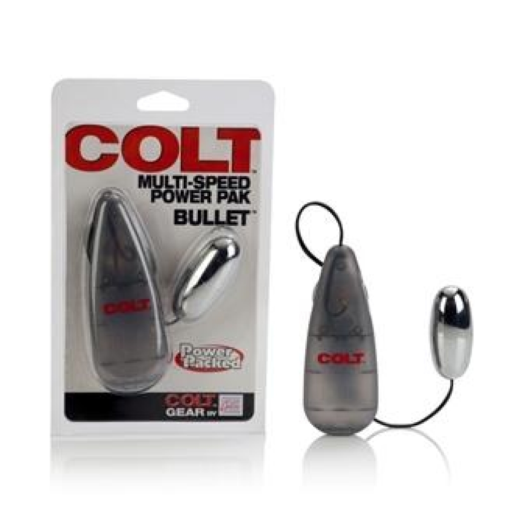 Colt Multi-Speed Power Pak Bullet Vibrator - Silver