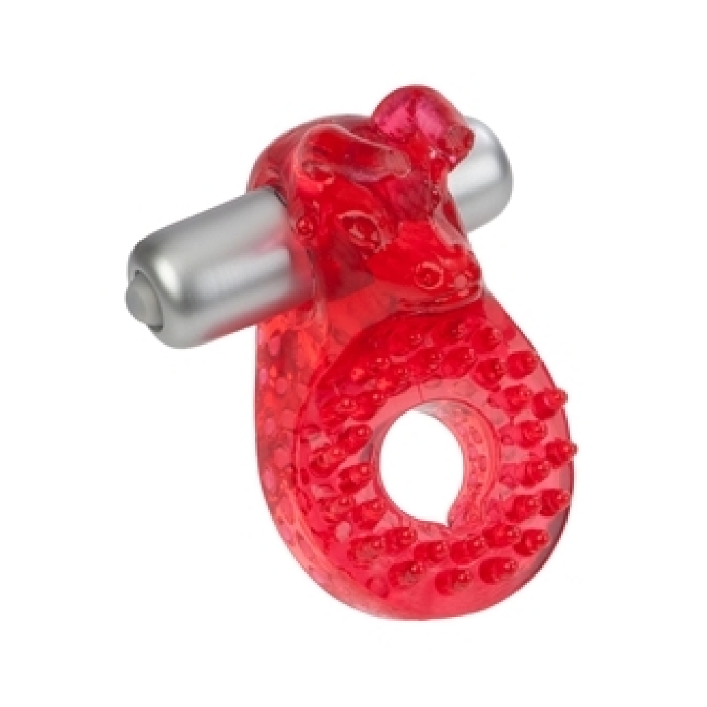 Couples Raging Bull - Red Vibrating Ring