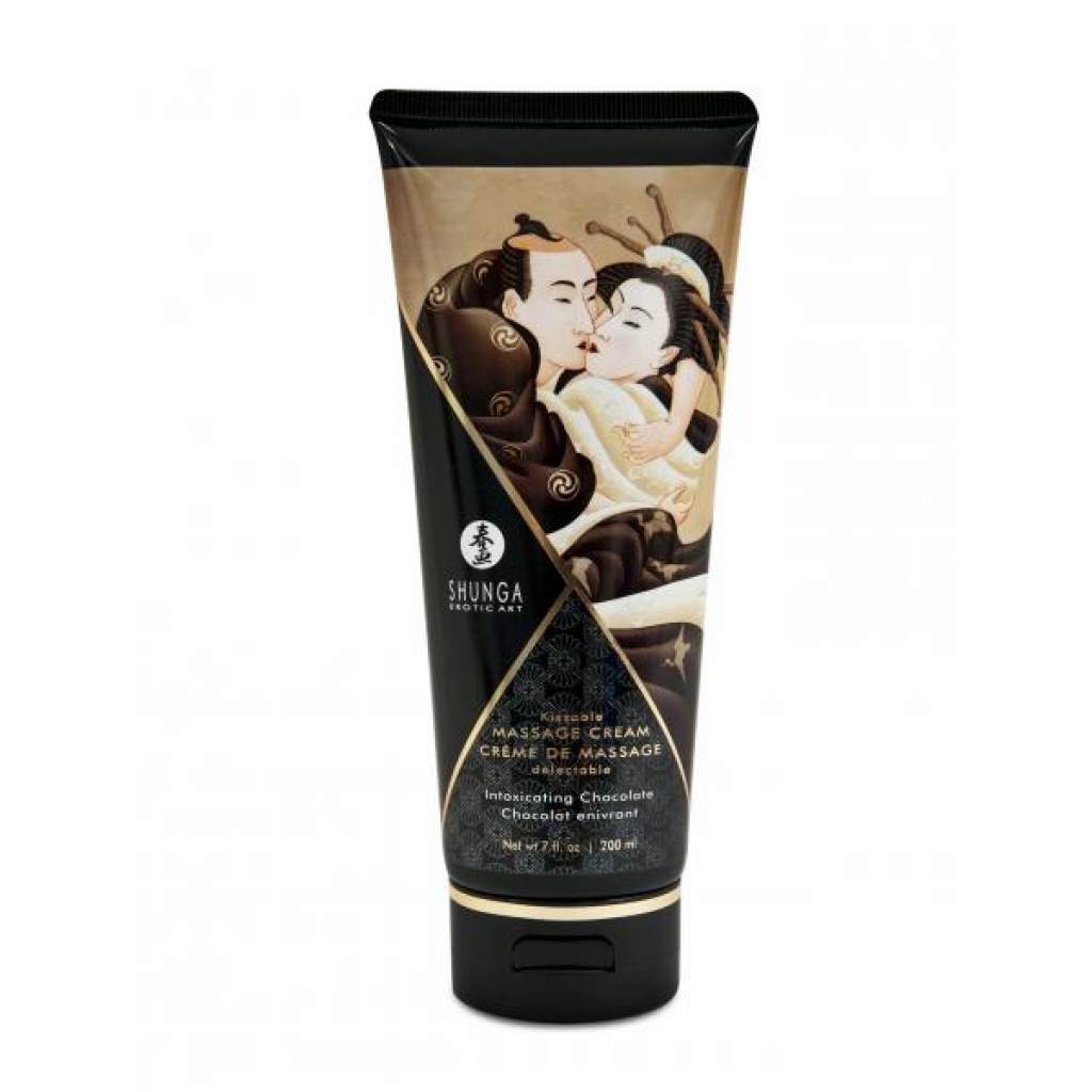 Shunga Chocolate Massage Cream - 7 oz Indulgent Pleasure