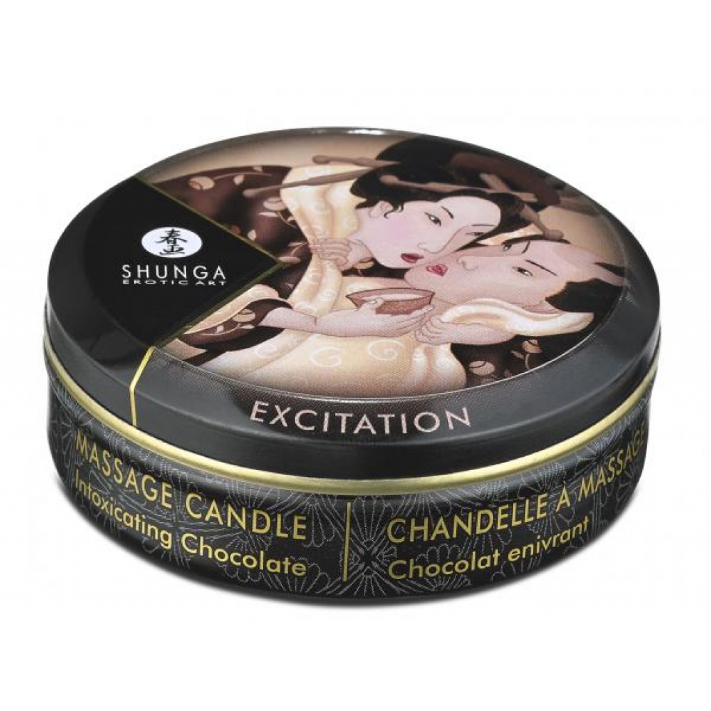 Shunga Erotic Art Massage Candle - Intoxicating Chocolate, 1oz