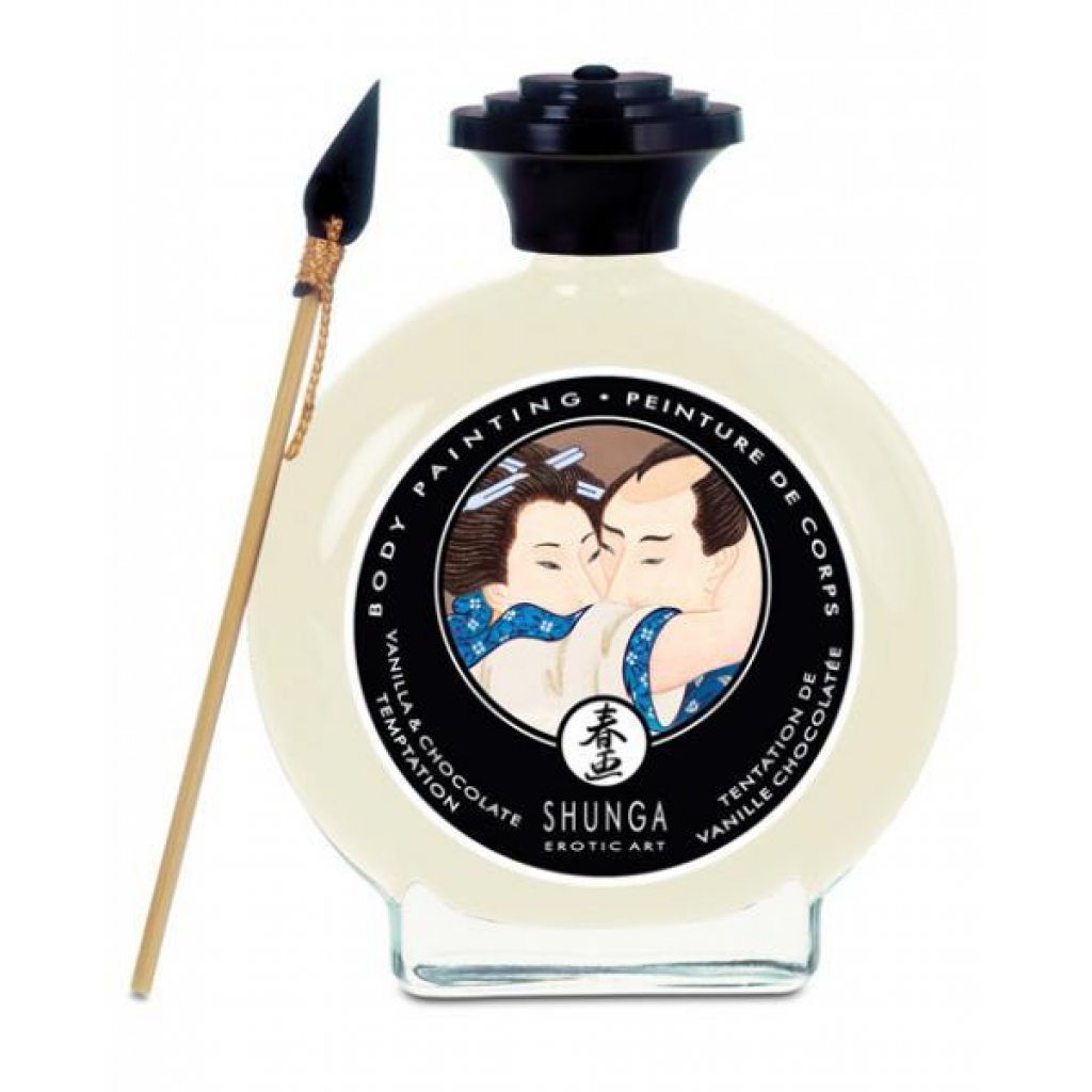 Shunga Edible Body Paint - Vanilla & Chocolate Temptation - 3.5 oz