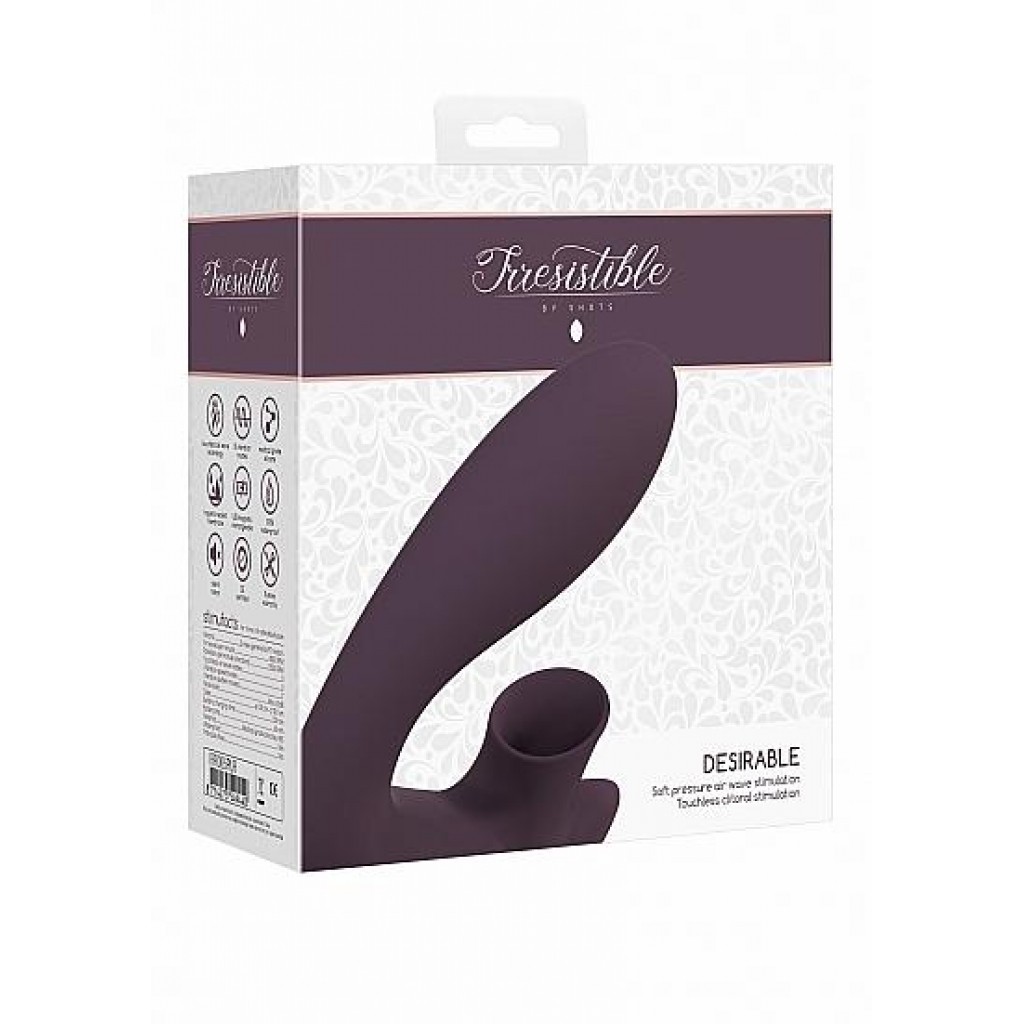 Irresistible Desirable G-Spot & Clitoral Vibrator - Purple