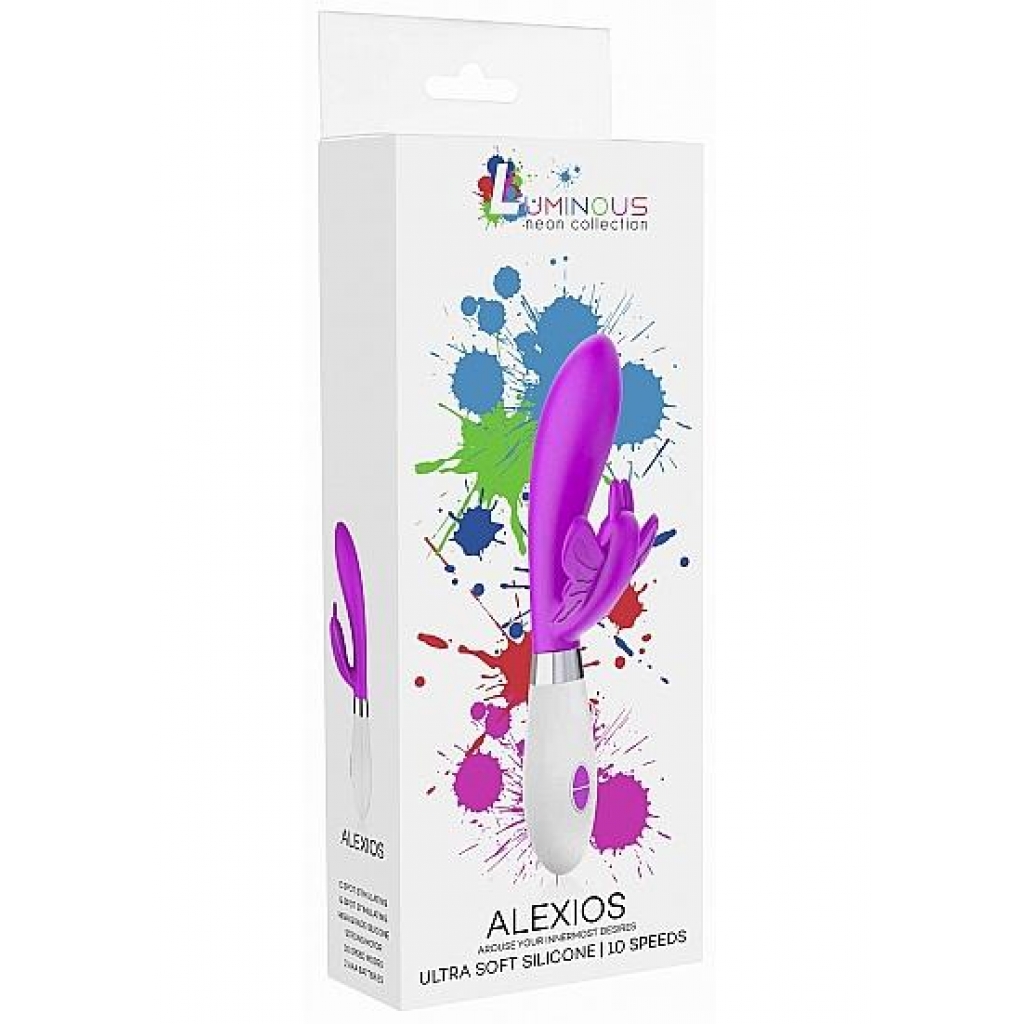 Alexios Butterfly & G-Spot Vibrator - Fuchsia Pink