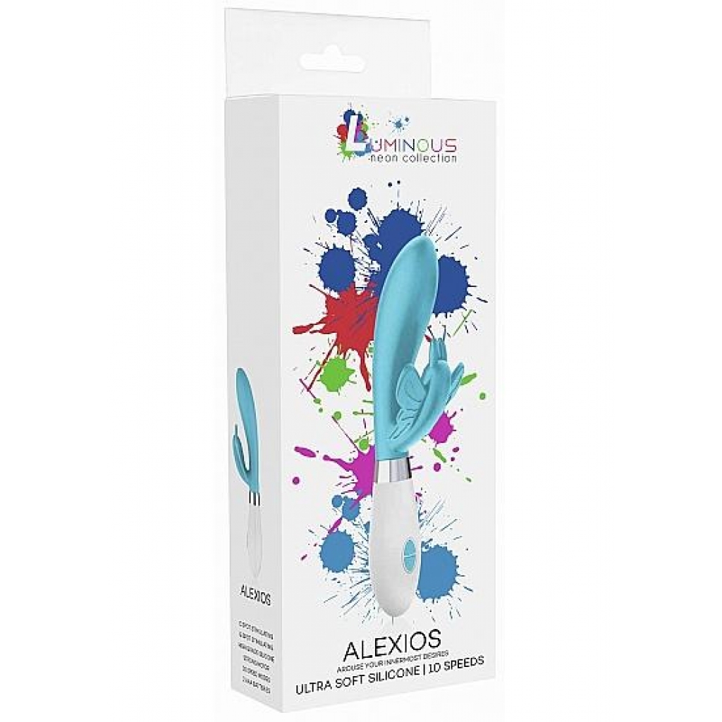 Alexios Butterfly & G-spot Vibrator - Turquoise Teal