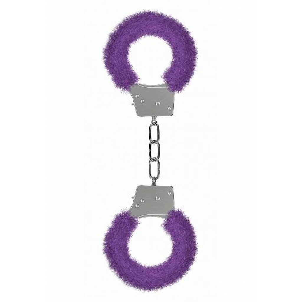 Ouch! Furry Beginners Handcuffs - Purple