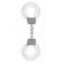 Ouch Pleasure Furry Handcuffs - White