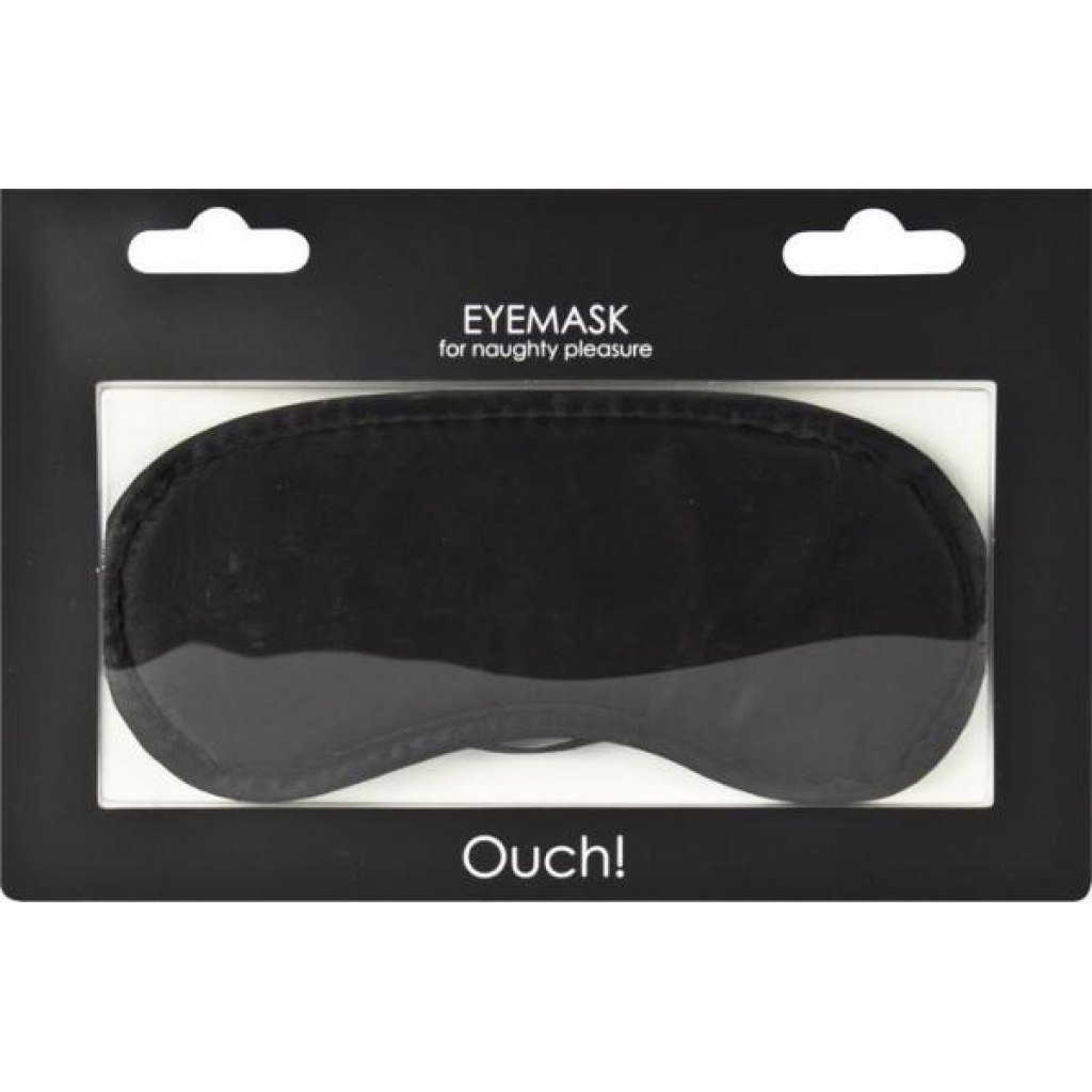 Ouch Soft Eyemask - Black One Size Fits Most