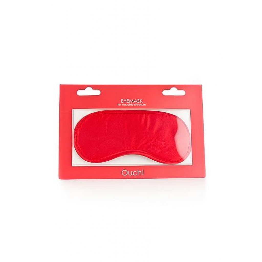 Ouch Soft Eyemask - Red