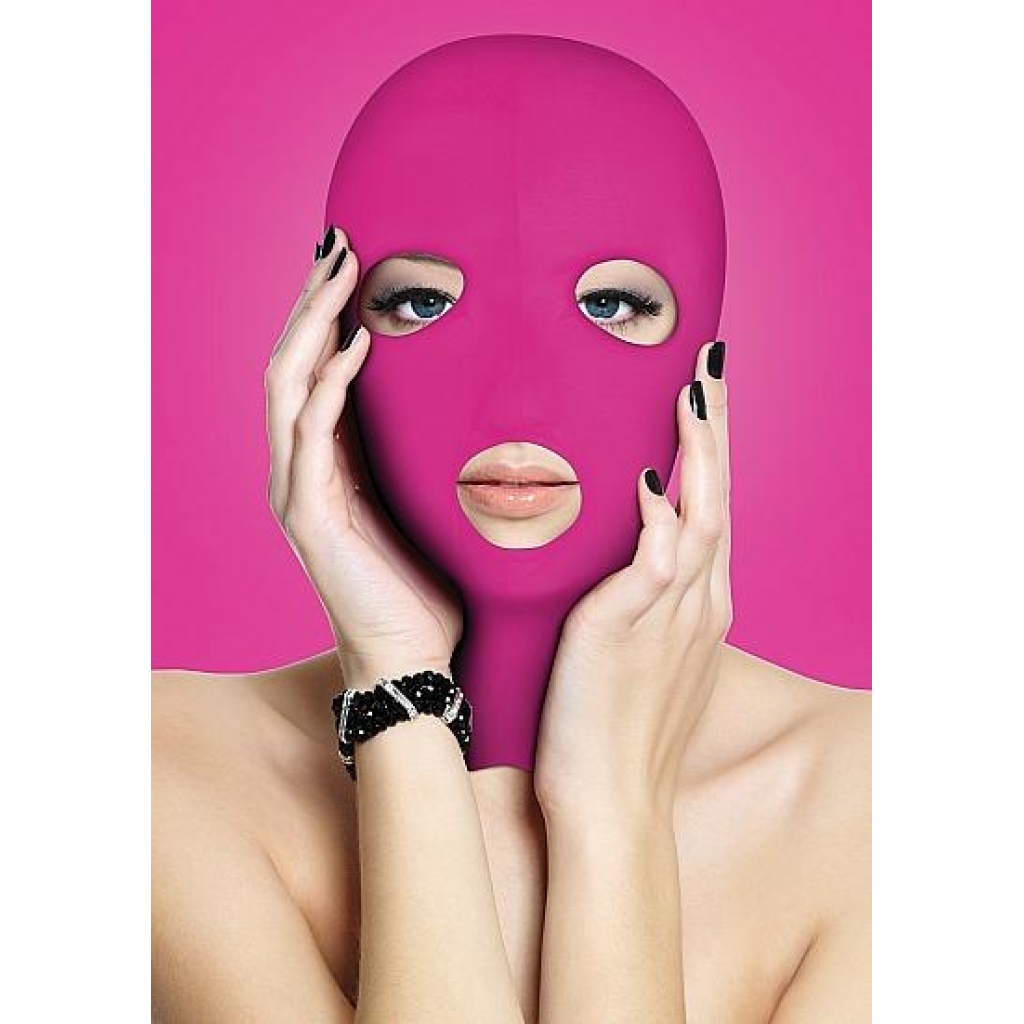 Premium Subversion Hood Mask in Pink, 3 Hole Design